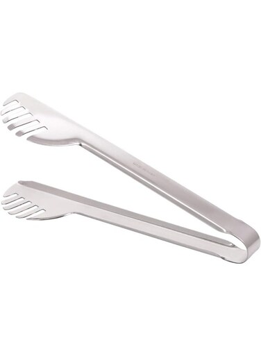 Stainless Steel Spaghetti Tong, Silver, 27 cm Silver 24cm