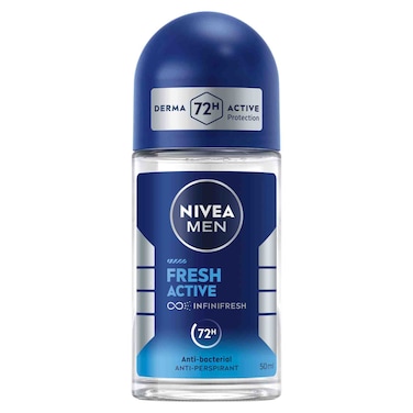 NIVEA MEN Antiperspirant Roll-on for Men Fresh Active Fresh Scent 50ml