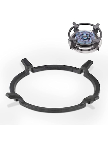 SYOSI Universal Cast Iron Wok Pan Support Rack, Stand Non Slip Cooktop Range Pan Rack, Stove Accessories for Kitchen Wok, Cooktop, Cooking Pot (Diameter: 16cm)