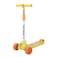 Top Gear Kids Scooter TG 635 &ndash; 3-Wheel Kick Scooter with Flashing PU Wheels, Rear Brake &amp; Removable Handle - Yellow