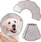 Joyzzz Pet Recovery Collar, Soft Velcro Dog Cone Collar, Comfort Pet Recovery Cone Collar, Adjustable Protective Cone Collar for After Surgery, Dogs Cats, Large Dogs Cats (M 33-38cm)