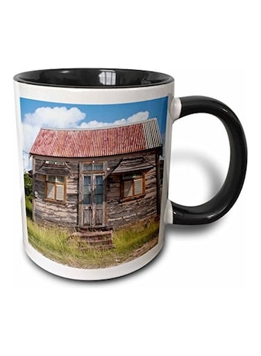 A Chattel House On Barbados Two Tone Mug Black/White
