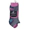 SportzFit Active Ladies Low Cut Terry Socks Assorted, Size 5-9.5, 3 Pairs