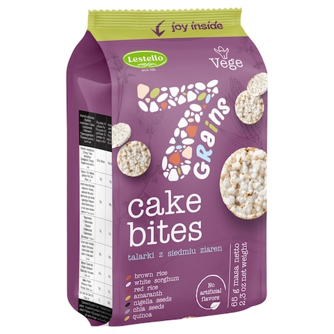 Lestello 7 Grains Cake Bites Rice Cakes, 65g