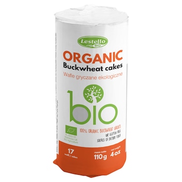 Lestello Organic Buckwheat Rice Cakes, 110g