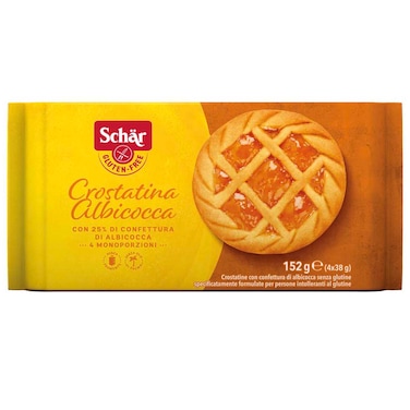 Sch&auml;r Crostatina Albicocca Gluten Free Apricot Tartlets, 152g