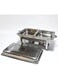 HTH Stainless steel buffet stove hotel restaurant food heating container can be divided into compartments for alcohol stove (5.5L-Double)