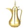 ترمس مفرغ من الهواء من الهواء بجدار مزدوج من الفولاذ المقاوم للصدأ ، 03018074 ـ 1 لتر - ذهبي