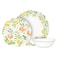 Corelle Vitrelle Glass Dinner Set 77007753, Assorted, 12 PCS