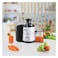 Black &amp; Decker Juice Extractor JE600-B5, 1.5 L, 600 W, 2 Speeds, White and Black