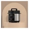 Nutricook Smart Pot Essentials 900W, 4L, 7 In 1 Electric Pressure Cooker, 11 Smart Programs, NC-SP150 Silver and Black