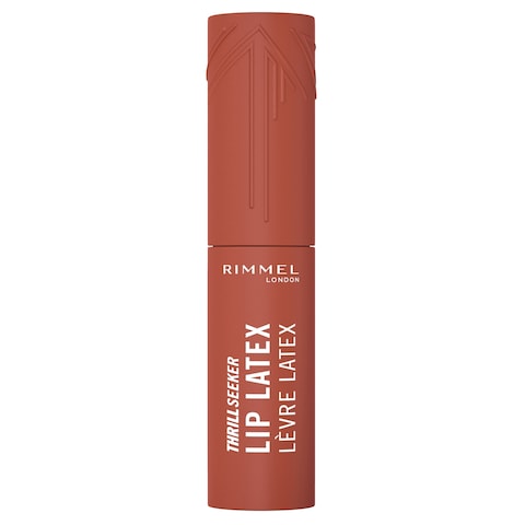 Rimmel London Thrill Seeker Lip Latex Lip Lacquer, 250 Honey Bun, 6ml