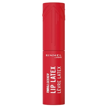 Rimmel London Thrill Seeker Lip Latex Lip Lacquer, 400 Rimmel Red