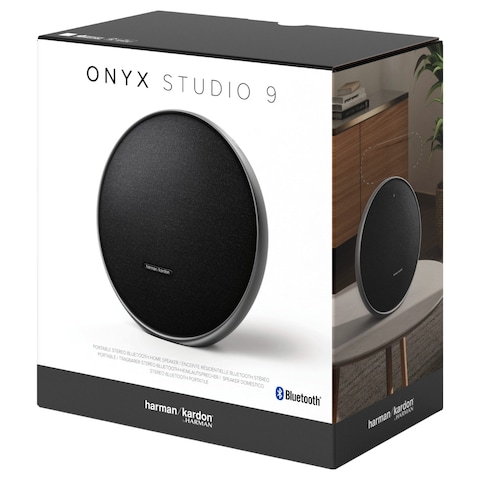 Harman Kardon Onyx Studio 9 Bluetooth Speaker, USB-C, Black