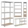 Galvanize Steel Metal Shelf 180x90x40cm, 175kg Load Capacity