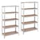 Galvanize Steel Metal Shelf 180x90x40cm, 175kg Load Capacity