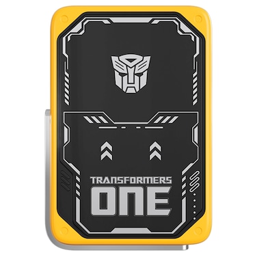 Transformers One TF-D36 Magnetic Wireless Power Bank, 10000mAh, Yellow