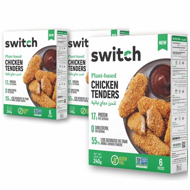 Switch Plant Based Chicken Tenders, 240g Pack of 3