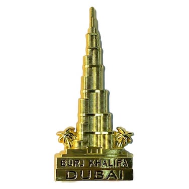 Ajooba Burj Khalifa Dubai Souvenir Magnet, 1 PC, Assorted