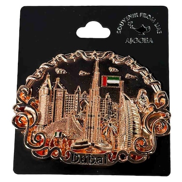 Ajooba Dubai Landmark Souvenir Magnet, Assorted