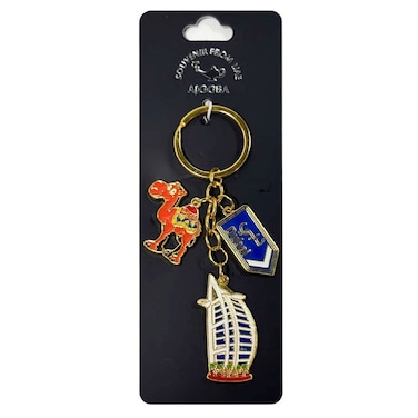 Ajooba UAE Camel Dubai Souvenir Keyring, Assorted