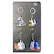 Ajooba UAE Silicone Keyring Set, 4 PCS