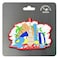 Ajooba UAE Dubai Landmark Big Silicone Souvenir Magnet, Assorted