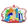 Ajooba UAE Dubai Landmark Big Silicone Souvenir Magnet, Assorted