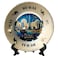 Ajooba Souvenir Ceramic Plate, Medium
