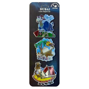 Ajooba UAE Design Magnet Set, 3 PCS