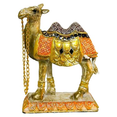 أجوبا  مجسم الجمل عتيق، متنوع الألوان