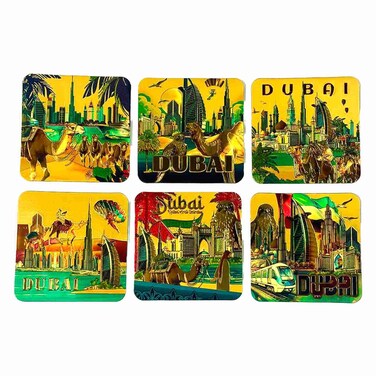 Ajooba UAE Golden Coaster, 6 PCS