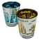 Ajooba UAE Dubai Landmark Short Glass Mug, Assorted