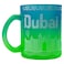 AJ UAE Dubai Transparent Souvenir Mug with Landmark Design, Assorted
