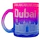 AJ UAE Dubai Transparent Souvenir Mug with Landmark Design, Assorted