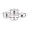 Alfa Ron, 7 Pcs Stainless Steel Cookware Set, Silver
