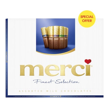 Merci Finest Selection Assorted Milk Chocolate, 250g