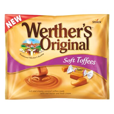 Storck Werther's Original Soft Cream Caramel Toffees, 600g