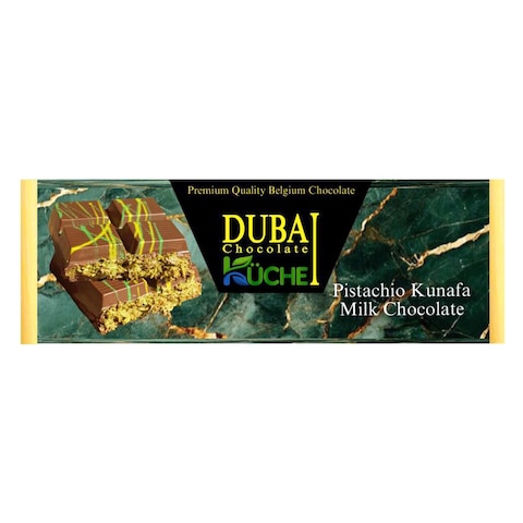 Kuche Dubai Chocolate Pistachio Kunafa Milk Chocolate, 30g