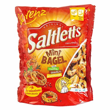 Lorenz Saltletts Mini Bagel with Sea Salt, 100g