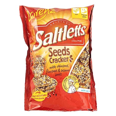 Lorenz Saltletts Seed Cracker with Sea Salt, 100g