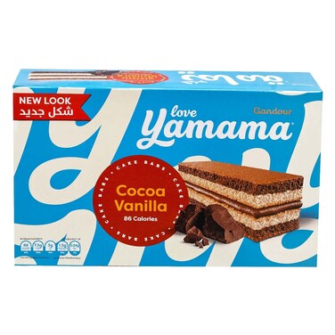 غندور يمامة كيكة بالكاكاو والفانيليا، 20 غرام، حزمة من 10