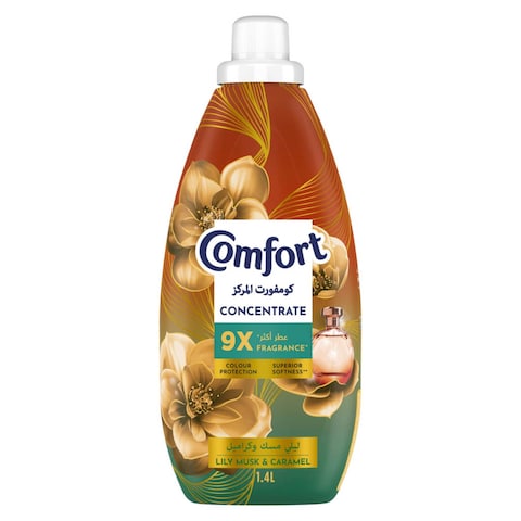 Comfort  Concentrate Fabric Softener,  Lily Musk &amp; Caramel, 1.4L