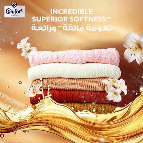 Comfort  Concentrate Fabric Softener,  Lily Musk &amp; Caramel, 1.4L