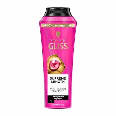 Schwarzkopf Gliss Supreme Length, Protection Shampoo, 400ml