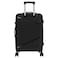 Cosmo Icon 8 Wheel Luggage Hard Trolley, Black, 60cm