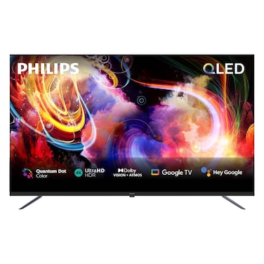 Philips 8100 Series 65-Inch 4K Ultra HD, Smart QLED TV, 65PQT8169, Black
