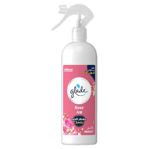 Glade Air Freshener Spray, Rose, 460ml