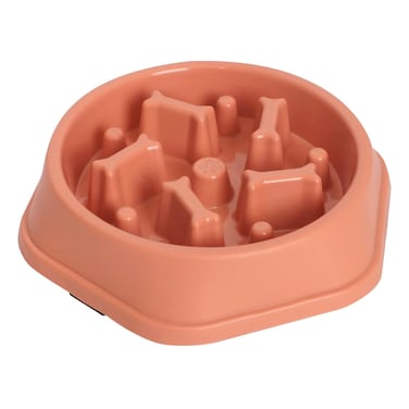 Delight Slow Feeder PP and TPR Pet Bowl, 20.5x5cm