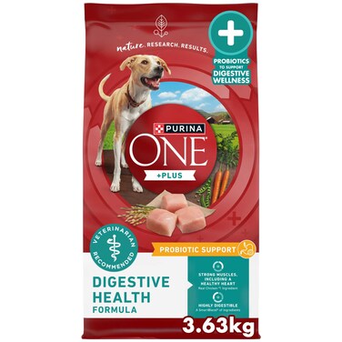 Purina ONE Plus Digestive Health Formula, Dog Food, 3.63kg